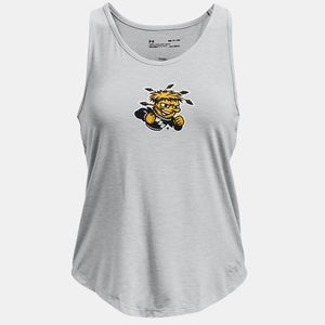 Under Armour Women's Collegiate Sideline Wichita State Shockers Gray Tank Size L